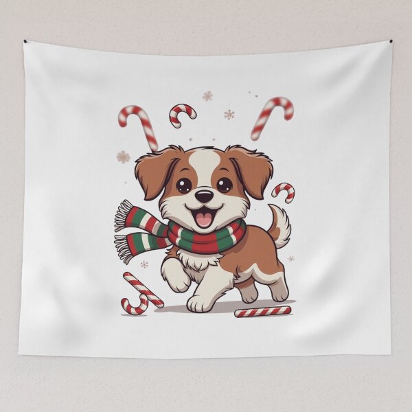 Item preview, Christmas Dog Zoomies – Funny Holiday Pup Tee designed and sold by EcoArtTees.
