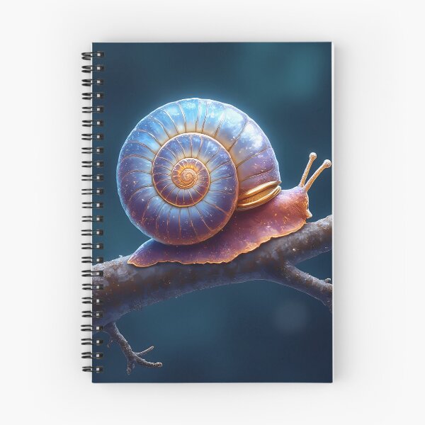 Item preview, Galactic snail on a dark branch designed and sold by Mianku | Für das Leben.