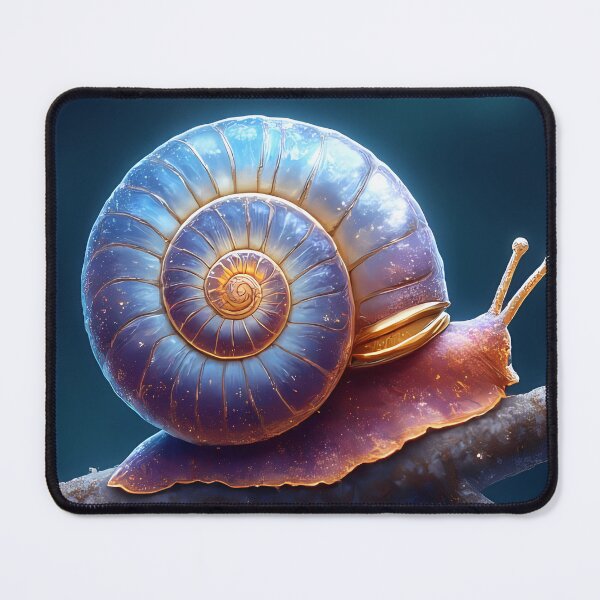 Item preview, Galactic snail on a dark branch designed and sold by Mianku | Für das Leben.