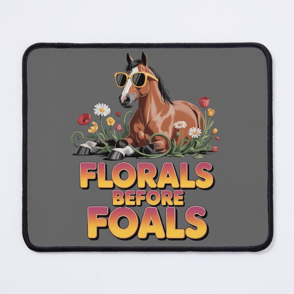 Item preview, Wild floral horse - horse lover - cottagecore horse - horse in flowers - whimsical horse - floral equestrian - gentle horse - funny farmcore - sassy farm - boho horse - floral horse - lazy horse designed and sold by JansenGS.