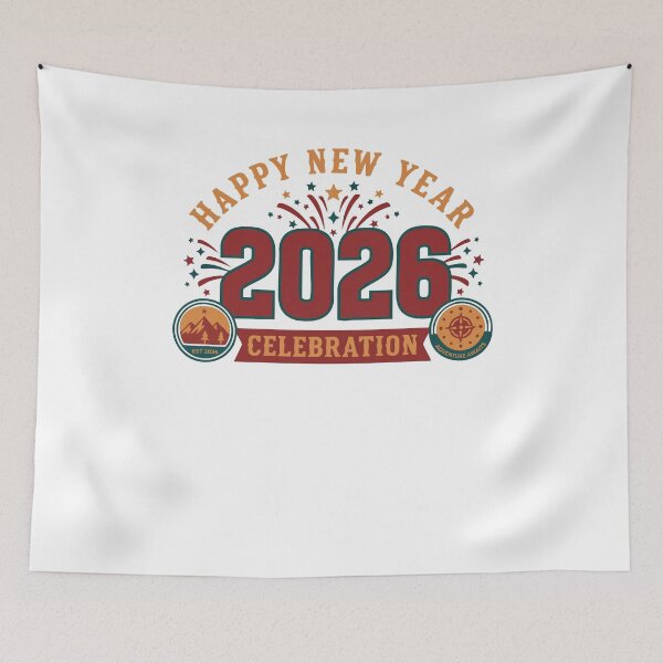 Item preview, Happy New Year 2026 Celebration Adventure Awaits designed and sold by LuminOrb.
