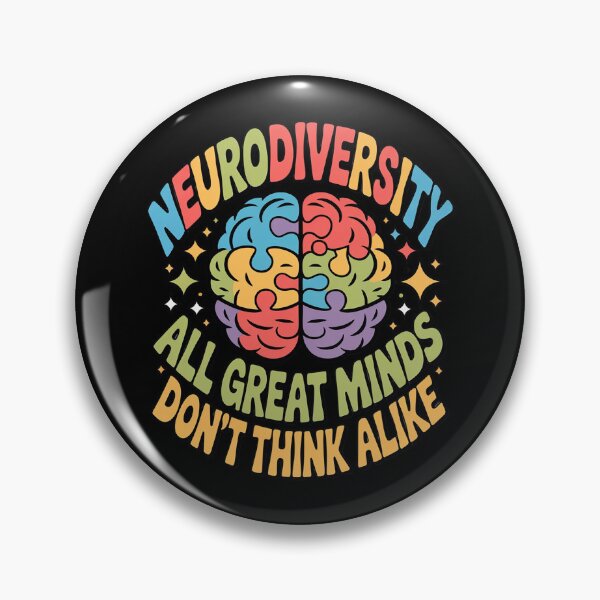 Item preview, Not All Great Mind Think Alike Neurodiversity designed and sold by LittleDame.