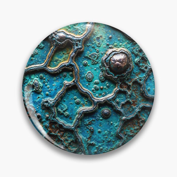 Item preview, Electric Patina Cells designed and sold by Kaleidoscope Print.