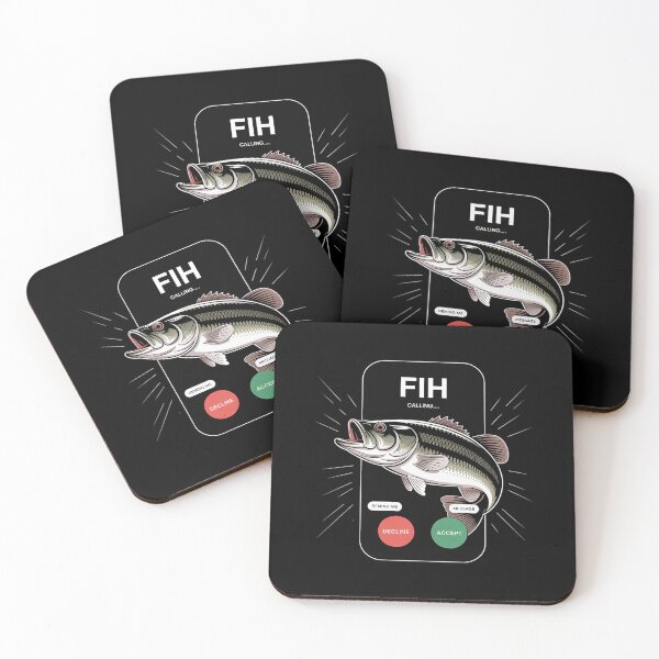Item preview, Fih Calling Remind me Message Decline Accept Phone Call Fish 7  designed and sold by RsFilsingerArt.