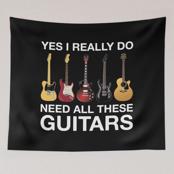 Item preview, Yes I Really Do Need All These Guitars designed and sold by MeaghanHea.