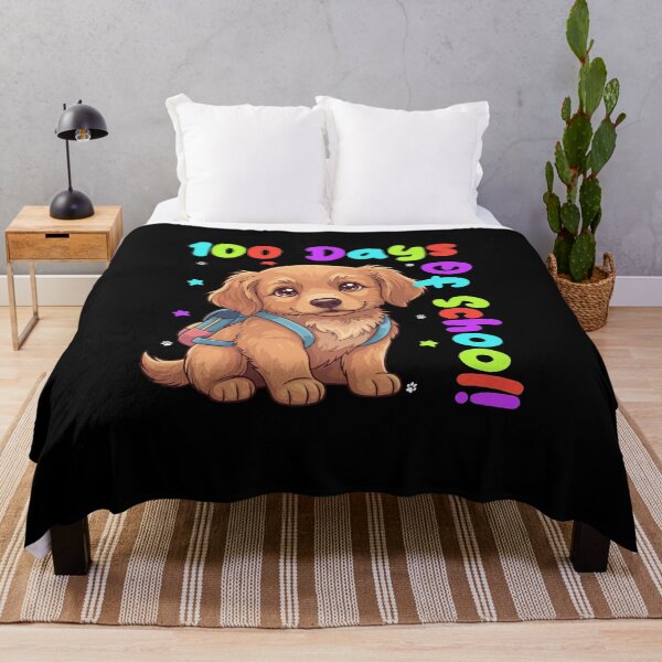 Item preview, Cute Golden Retriever Dog 100 Days of School Celebration Design - Dog Lovers designed and sold by The Real Life Symphony.