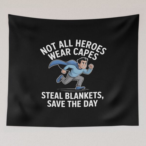 Item preview, Not All Heroes Wear Capes Blanket Hero Comic designed and sold by LittleDame.