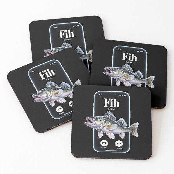Item preview, Fih Calling Remind me Message Decline Accept Phone Call Fish 10  designed and sold by RsFilsingerArt.