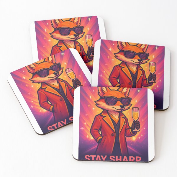Item preview, Stay Sharp – Classy Fox in Suit designed and sold by the-dovlat.