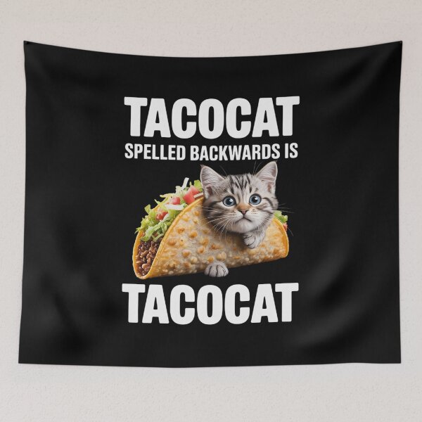 Item preview, Tacocat Spelled Backwards is Tacocat Funny Cat  designed and sold by ReadySide.