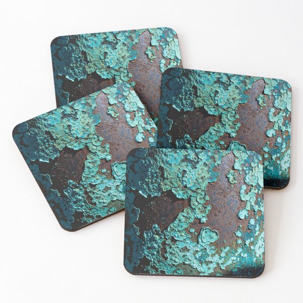 Item preview, Turquoise Rust Patina designed and sold by Kaleidoscope Print.
