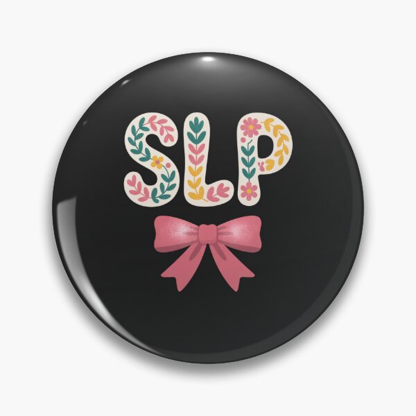 Item preview, SLP Floral Bow Speech Language Pathologist Design designed and sold by FreshVibe Prints.