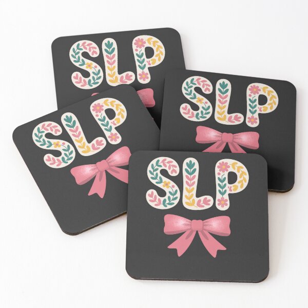 Item preview, SLP Floral Bow Speech Language Pathologist Design designed and sold by FreshVibe Prints.