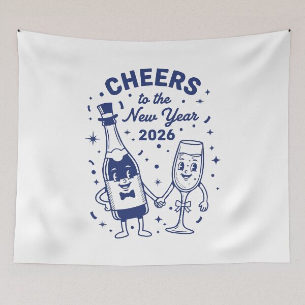 Item preview, Cheers to the New Year 2026 Celebration designed and sold by LuminOrb.