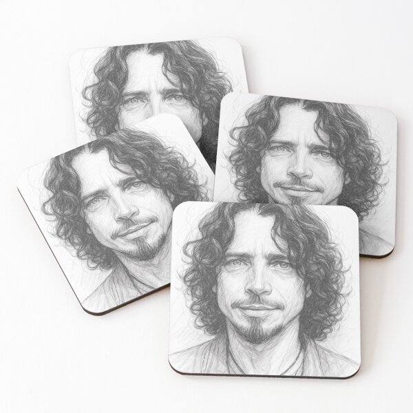 Item preview, Rock Singer Pencil Sketch Portrait Art designed and sold by Leon Woods Pencil Art.