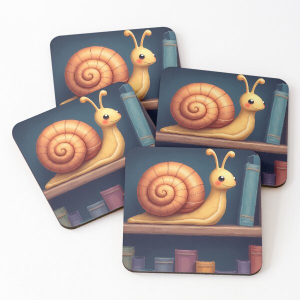 Item preview, Snail on the bookshelf – reading friend designed and sold by Mianku | Für das Leben.