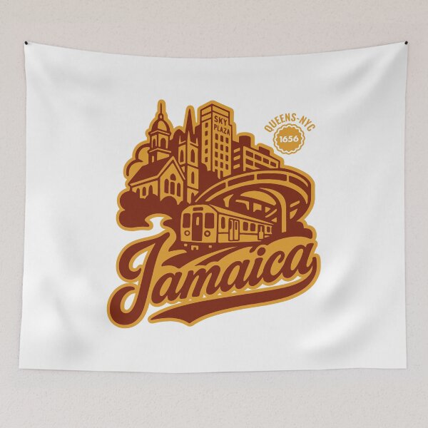 Item preview, Jamaica New York Urban Skyline designed and sold by Boogosh.