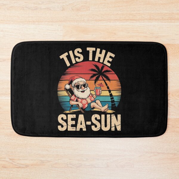 Item preview, Tis The Sea Sun Santa Beach Summer Christmas In July Summer  designed and sold by VerseFarm.