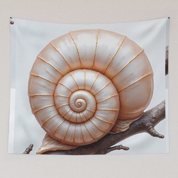 Item preview, Shimmering snail on a dark branch designed and sold by Mianku | Für das Leben.