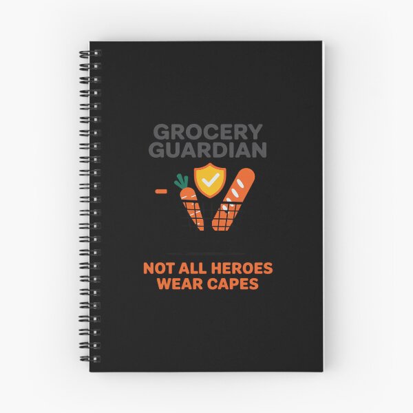 Item preview, Not All Heroes Wear Capes Grocery Guardian Graphic designed and sold by LittleDame.