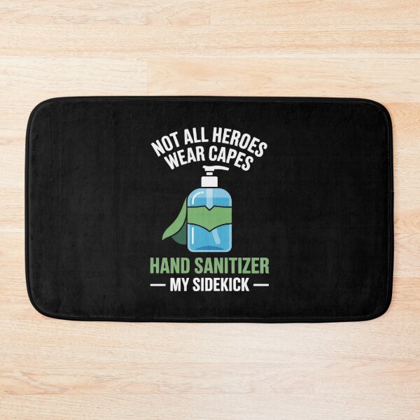 Item preview, Not All Heroes Wear Capes Hand Sanitizer Graphic T-Shirt designed and sold by LittleDame.