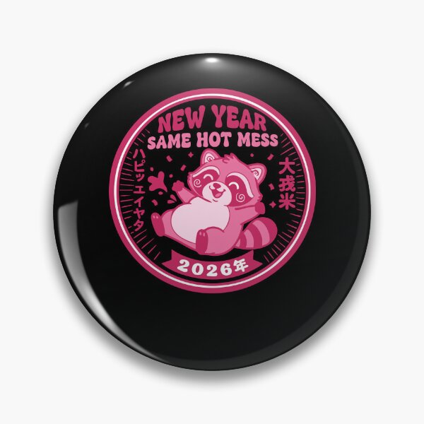 Item preview, New Year Same Hot Mess 2026 Celebration designed and sold by LuminOrb.