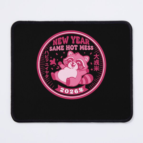 Item preview, New Year Same Hot Mess 2026 Celebration designed and sold by LuminOrb.