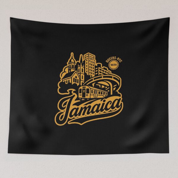Item preview, Jamaica Queens Streetblock Skyline designed and sold by Boogosh.