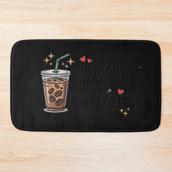 Item preview, Phonemes Graphemes and Caffeine Funny Reading Back to School designed and sold by GaryBellcvbnb.