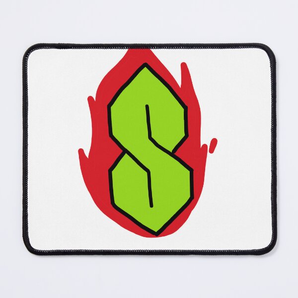 Item preview, Radical Flaming Cool S: Neon Green & Red 2000s Aesthetic designed and sold by RNASstuff.