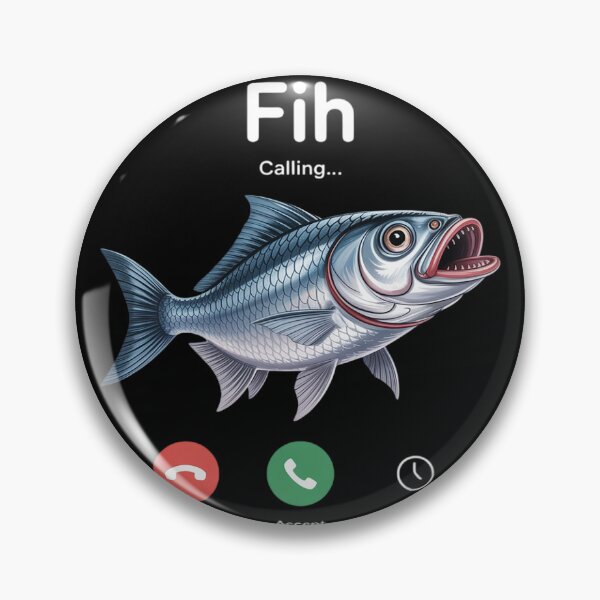 Item preview, Fih Calling Remind me Message Decline Accept Phone Call Fish8  designed and sold by NailMolisa.
