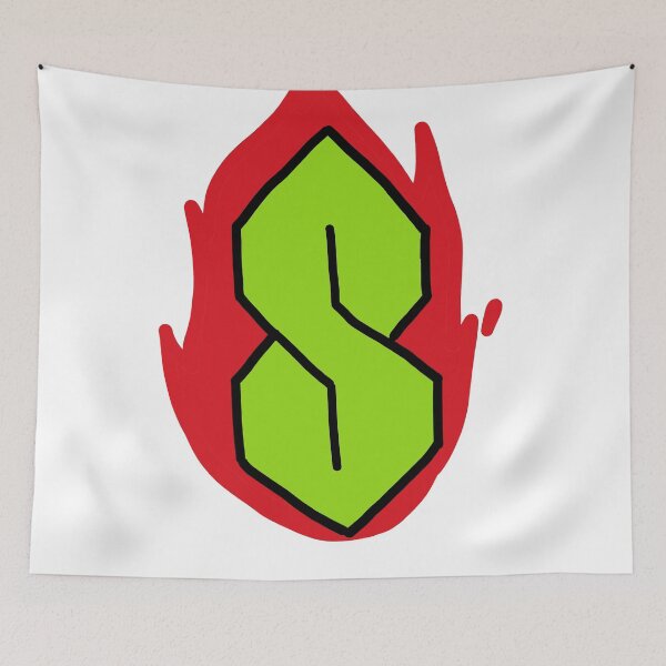 Item preview, Radical Flaming Cool S: Neon Green & Red 2000s Aesthetic designed and sold by RNASstuff.