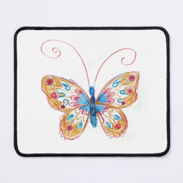 Item preview, Colorful Whimsical Butterfly designed and sold by diidboma.