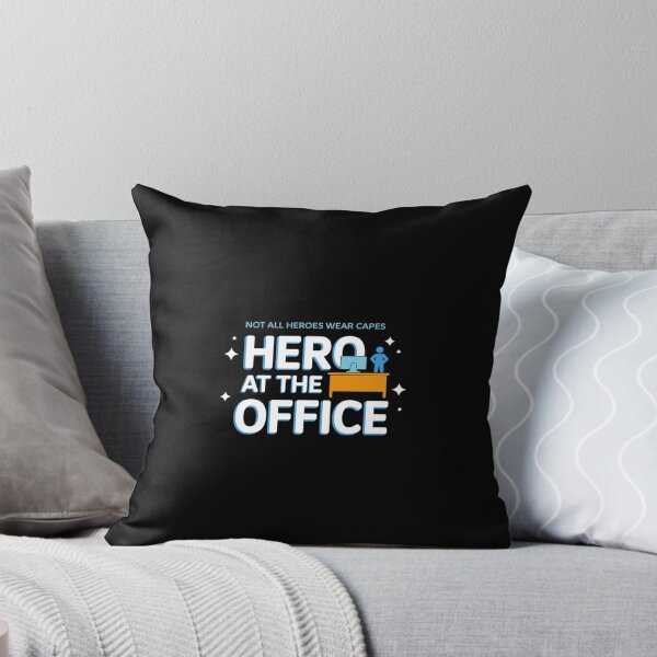 Item preview, Not All Heroes Wear Capes Hero at The Office designed and sold by LittleDame.