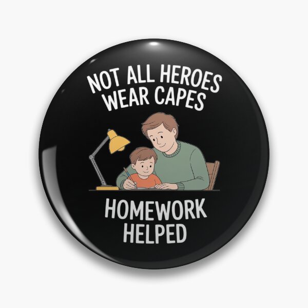 Item preview, Not All Heroes Wear Capes Homework Helper designed and sold by LittleDame.