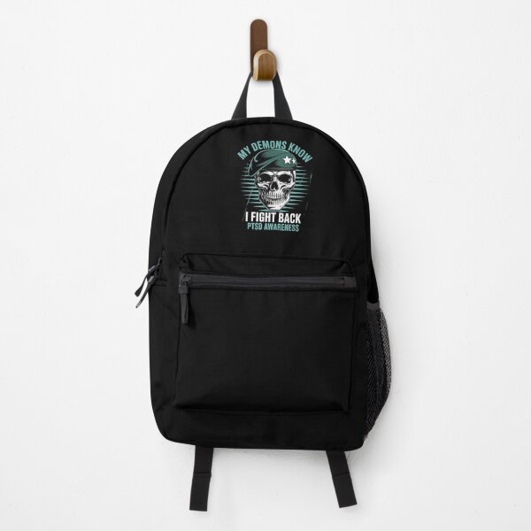 Item preview, Reaper PTSD My Demons Know I Fight Mental Health Awareness designed and sold by TiredPack.