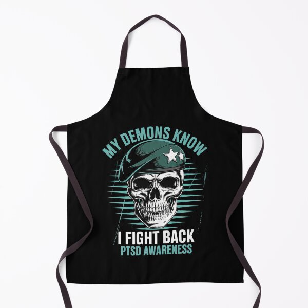 Item preview, Reaper PTSD My Demons Know I Fight Mental Health Awareness designed and sold by TiredPack.