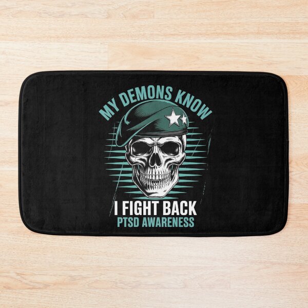 Item preview, Reaper PTSD My Demons Know I Fight Mental Health Awareness  designed and sold by TiredPack.