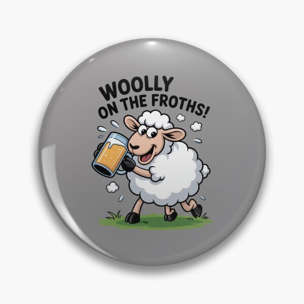 Item preview, Woolly on the Frothy: Funny Sheep Drinking T-Shirt designed and sold by Grang Art Artistic Designs.