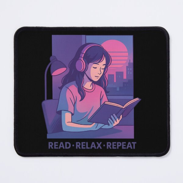 Item preview, Lo-Fi Reader Vibes – Vaporwave Book Lover Aesthetic designed and sold by SidTastic .