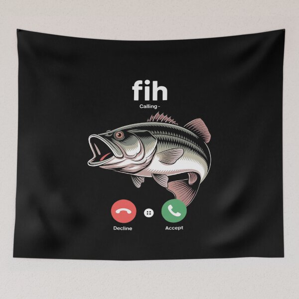 Item preview, Fih Calling Remind me Message Decline Accept Phone Call Fish9  designed and sold by NailMolisa.