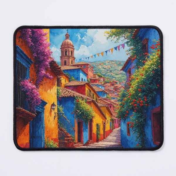 Item preview, Guanajuato Sunset Magic - Mexican Colonial Colors designed and sold by DreamyArtStudio70.