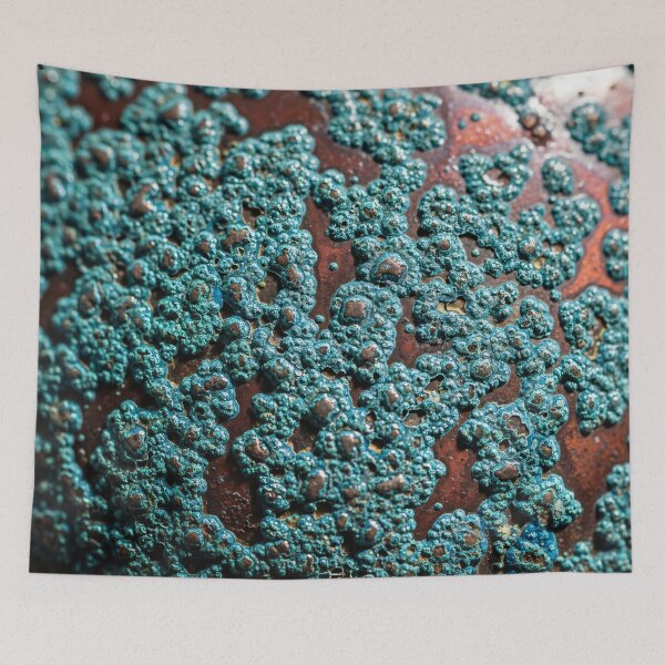 Item preview, Turquoise Corroded Metal Texture designed and sold by Kaleidoscope Print.
