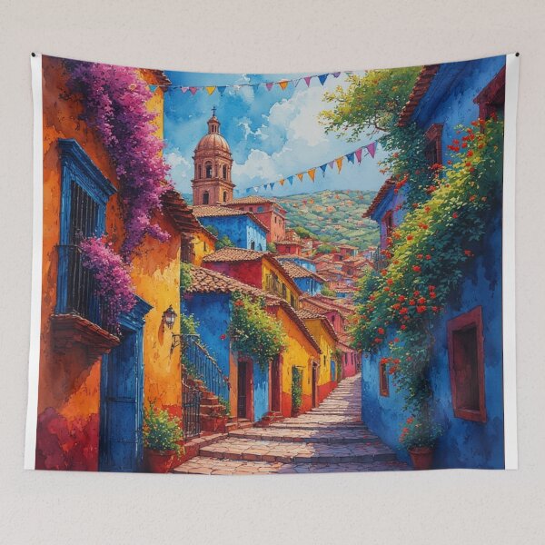 Item preview, Guanajuato Sunset Magic - Mexican Colonial Colors designed and sold by DreamyArtStudio70.