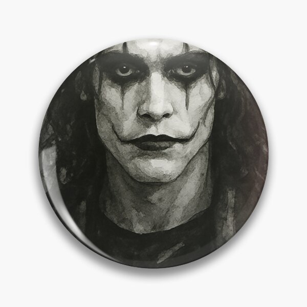 Item preview, Eric Draven The Crow Watercolour Portrait 2 | Dark Gothic Fan Art designed and sold by ConorKeeganArt.