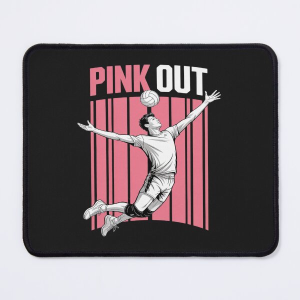 Item preview, Pink Out Breast Cancer Awareness Volleyball & Pink Ribbon designed and sold by GaryBellcvbnb.