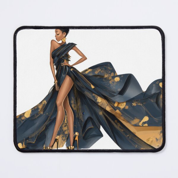 Item preview, Fashion model showcases a long gown designed and sold by anytka.