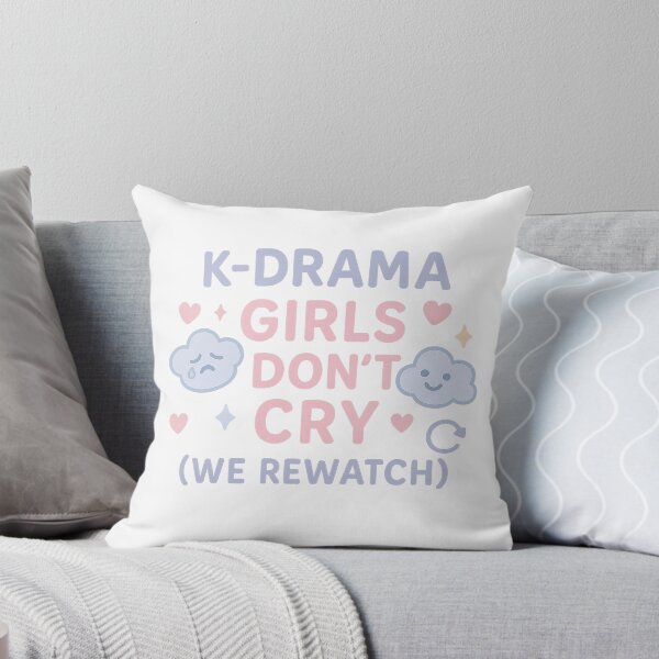 Item preview, K-Drama Girls Don’t Cry (We Rewatch) | Cute Pastel Korean Aesthetic Sticker designed and sold by Soft Seoul Studio.