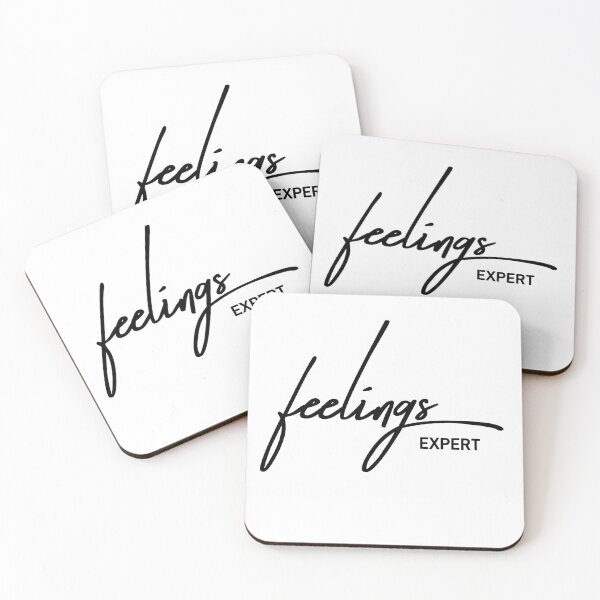 Item preview, Feelings Expert Sarcastic Emotional Intelligence Quote designed and sold by ReggieDior.