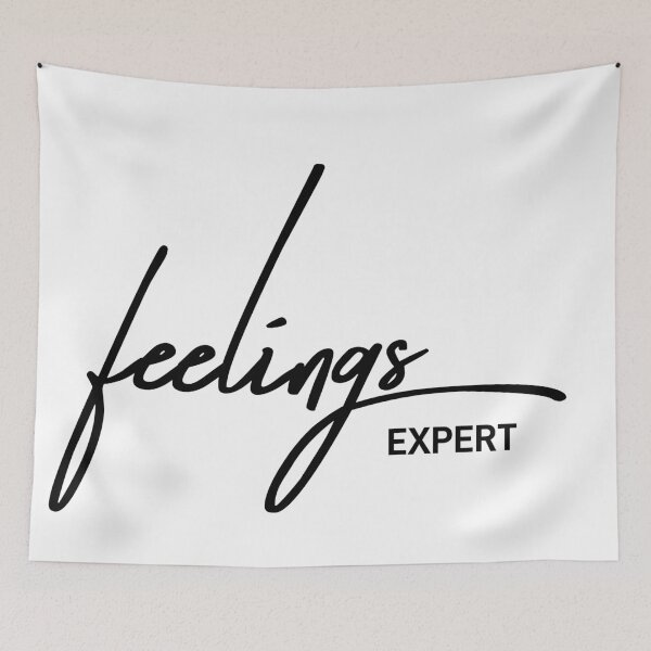 Item preview, Feelings Expert Sarcastic Emotional Intelligence Quote designed and sold by ReggieDior.